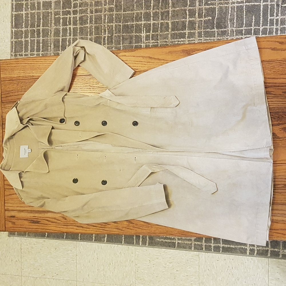 Magjay | Suede long trench coat